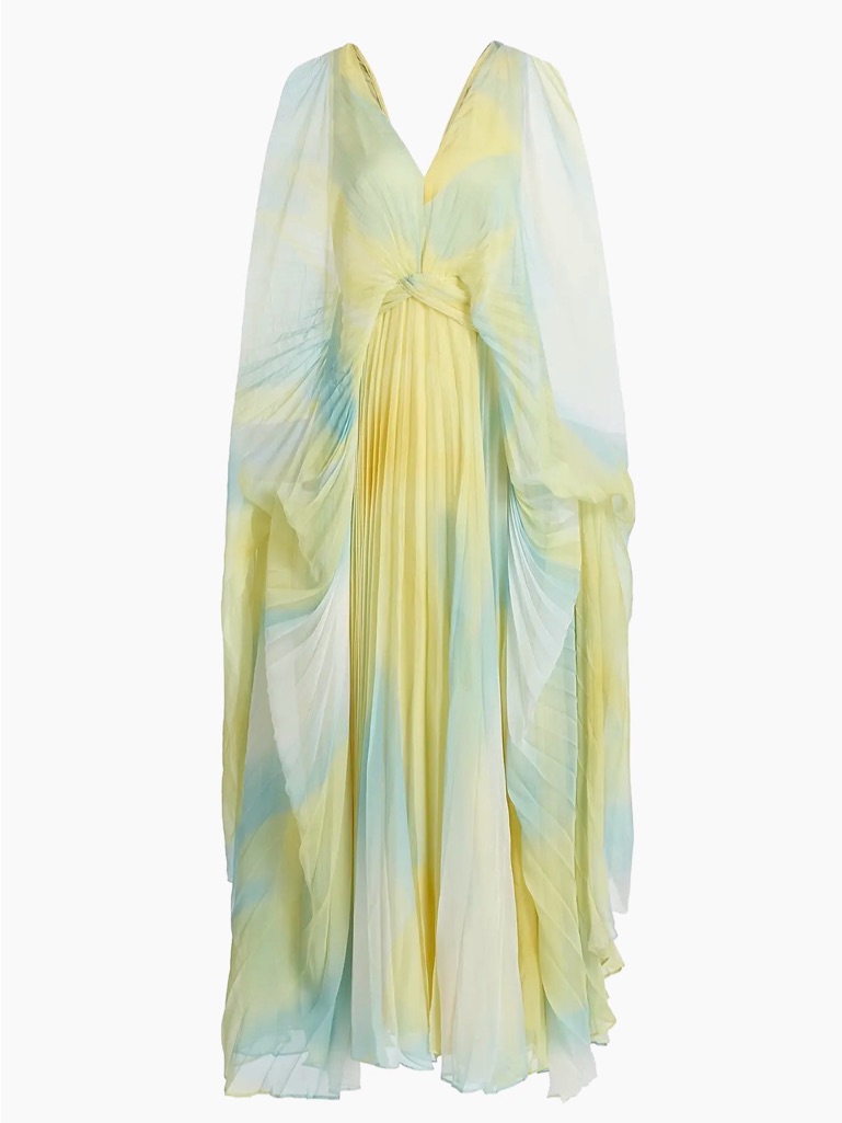 Nwt Acler Anslow Pleated Maxi Dress